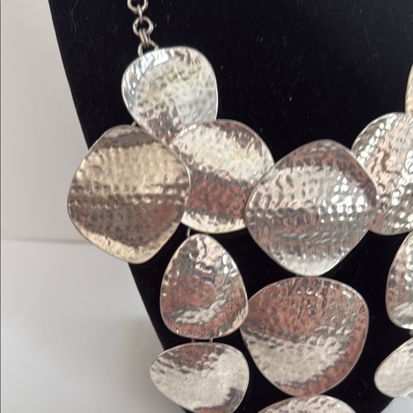 NWT CHICO Silver Statement Necklace - Picture 2 of 11
